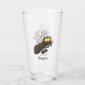 Hübscher Cartoon Glas (Rückseite)