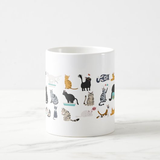 Hübscher Cartoon Kaffeetasse (Mittel)