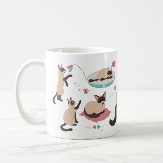 Hübscher Cartoon Kaffeetasse (Links)