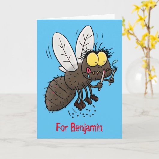 Hübscher Cartoon Karte (Gelbe Blume)