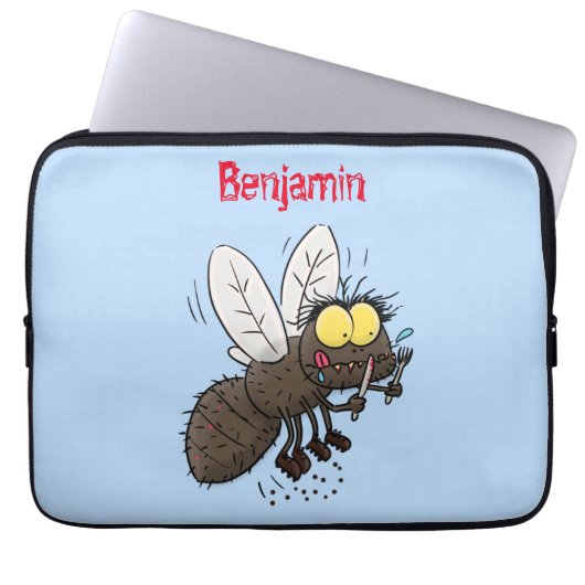 Hübscher Cartoon Laptopschutzhülle (Vorderseite)