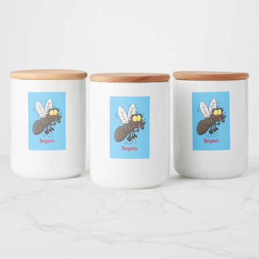 Hübscher Cartoon Lebensmitteletikett (Flaschen)