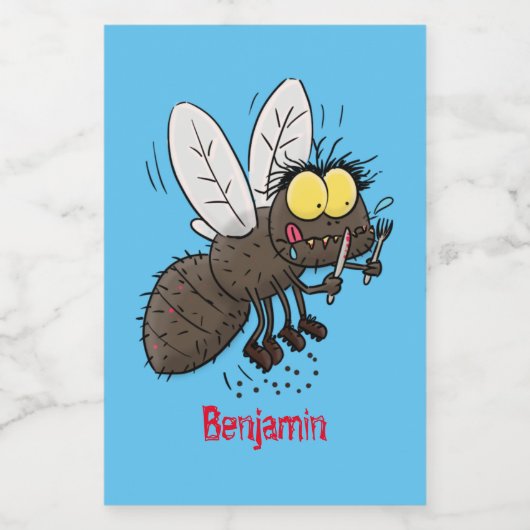 Hübscher Cartoon Lebensmitteletikett (Einzelnes Label)