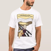 Hübscher Cartoon mit Hund T - Shirt (Vorderseite)