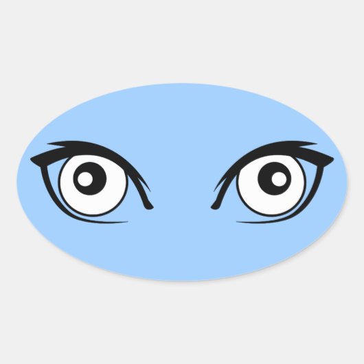 Hübscher Cartoon mustert Aufkleber (Vorderseite)