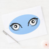 Hübscher Cartoon mustert Aufkleber (Umschlag)