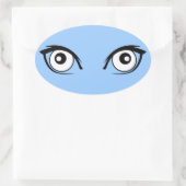 Hübscher Cartoon mustert Aufkleber (Tasche)