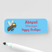 Hübscher Cartoon Namensschild (Beispiel)