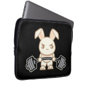 Hübscher Cartoon - Niedliche Anime-Workout Laptopschutzhülle (Vorne Rechts)