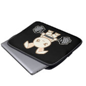 Hübscher Cartoon - Niedliche Anime-Workout Laptopschutzhülle (Vorne Knopf)