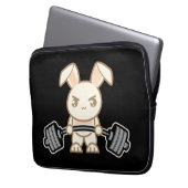 Hübscher Cartoon - Niedliche Anime-Workout Laptopschutzhülle (Vorderseite Links)