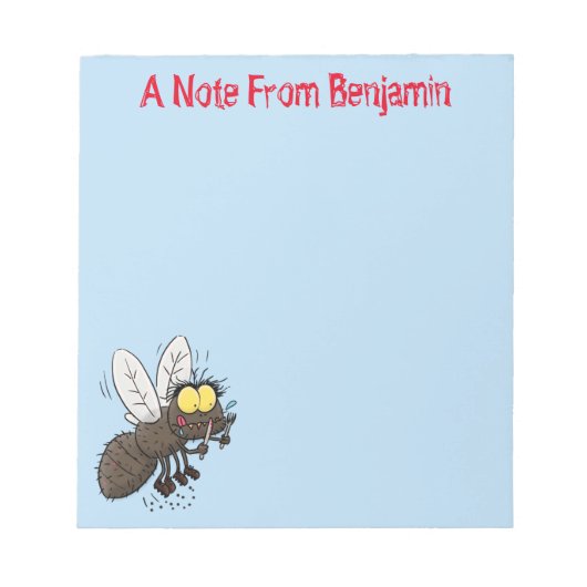 Hübscher Cartoon Notizblock (Vorderseite)