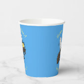 Hübscher Cartoon Pappbecher (Links)