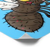 Hübscher Cartoon Poster (Ecke)