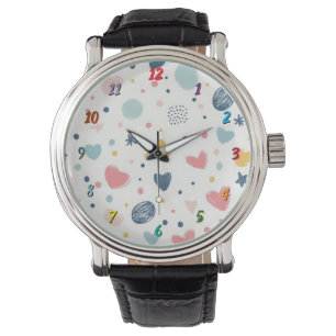 Hübscher Cartoon Sky Armbanduhr