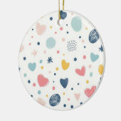 Hübscher Cartoon Sky Keramik Ornament (Links)