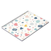 Hübscher Cartoon Sky Notizblock (Linke Seite)