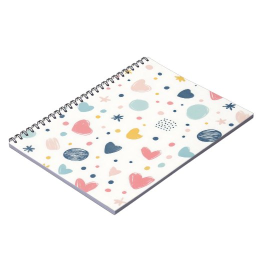 Hübscher Cartoon Sky Notizblock (Linke Seite)