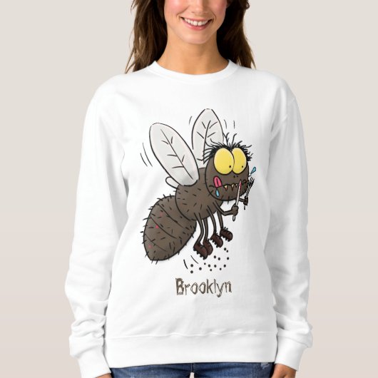 Hübscher Cartoon Sweatshirt (Vorderseite)