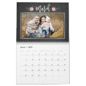 Hübscher Chalkboard-Kalender für benutzerdefiniert Kalender (Mär 2027)