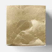 Hübscher Champagner Gold Glamour Geschenkschachtel (Oben)