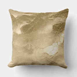 Hübscher Champagner Gold Glamour Kissen