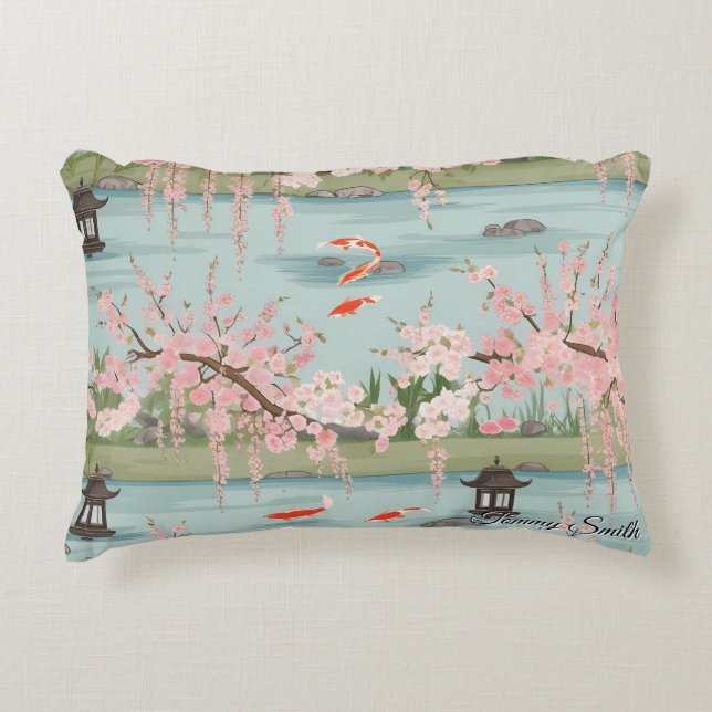 Hübscher Cherry Blossom Pillows Blumenarm Dekokissen (Vorderseite)