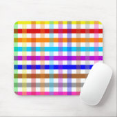 Hübscher Chic-multi Gingham überprüftes Mousepad (Mit Mouse)
