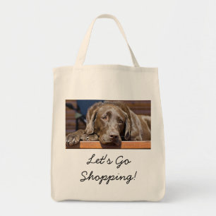 Hübscher Chocolate Labrador Retriever Tragetasche