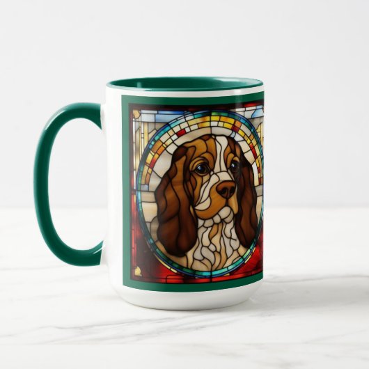 Hübscher Cocker Spaniel Kaffeebecher Tasse (Links)