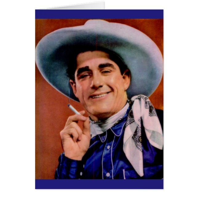 hübscher Cowboy mit Zigarette (Vorne)