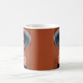 hübscher Cowboy mit Zigarette Kaffeetasse (Mittel)