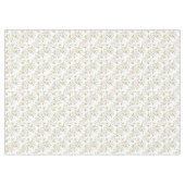 Hübscher cremefarbener blühender Baum Hochzeit Tischdecke (Vorderseite (Horizontal))