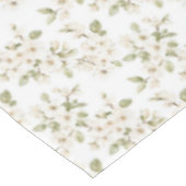 Hübscher cremefarbener blühender Baum Hochzeit Tischdecke (Schrägansicht)