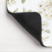Hübscher cremefarbener blühender Baum Mousepad (Ecke)
