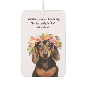 Hübscher Dachshund Autolufterfrischer