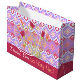Hübscher Dank für die Tasche Große Geschenktüte