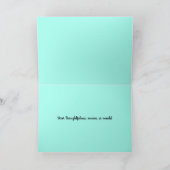 Hübscher Dank Karte (Innenseite)