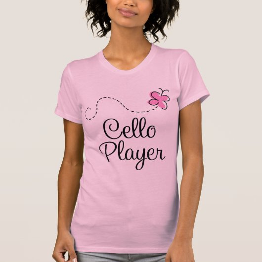 Hübscher der Cello-T - Shirt der Frauen (Vorderseite)