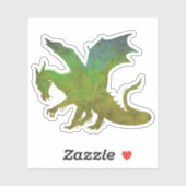Hübscher Drache Aufkleber (Blatt)