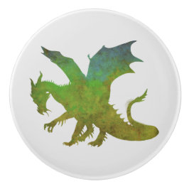 Hübscher Drache Keramikknauf