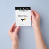 Hübscher Dryer Salon Wellness-Center Friseur Stils Flyer (Gruppe)