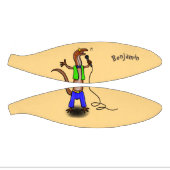 Hübscher Eidechsengesang mit Mikrofon-Cartoon Mini Basketball (Panele)