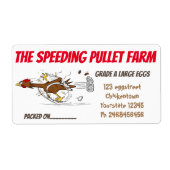 Hübscher Eierkarton für Hühner-Cartoon (Vorne)