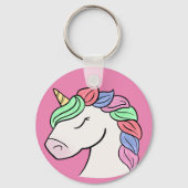 Hübscher Einhorn-Schlüsselanhänger Schlüsselanhänger (Rückseite)