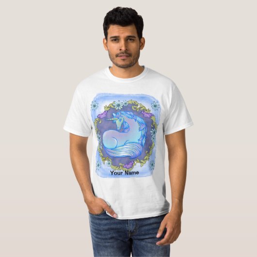 Hübscher Einhorn-T - Shirt (Vorne ganz)