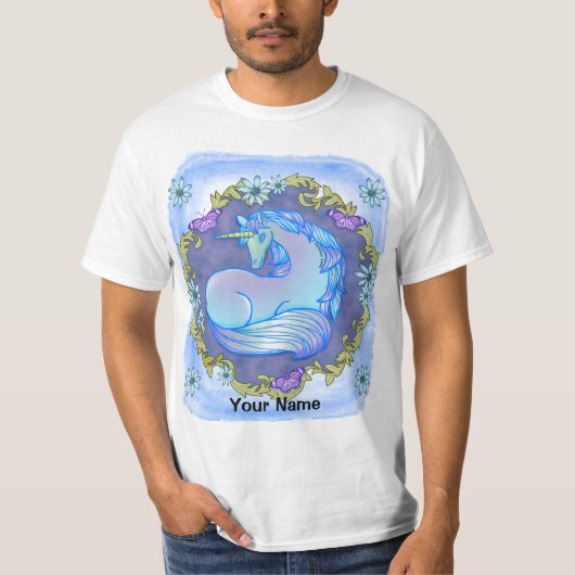 Hübscher Einhorn-T - Shirt (Vorderseite)