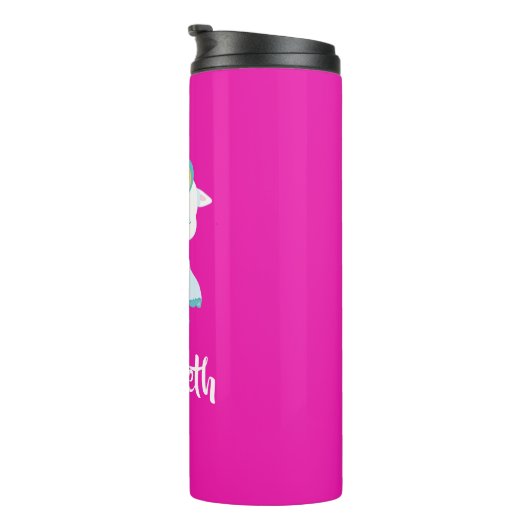 Hübscher Einhorn-Thermaltumbler Thermosbecher (Nach rechts gedreht)