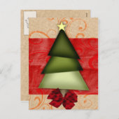 hübscher, eleganter Urlaub Gruß PostCards Feiertagspostkarte (Vorne/Hinten)