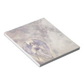 Hübscher Engel in Clouds Noetepad Notizblock (angewinkelt)